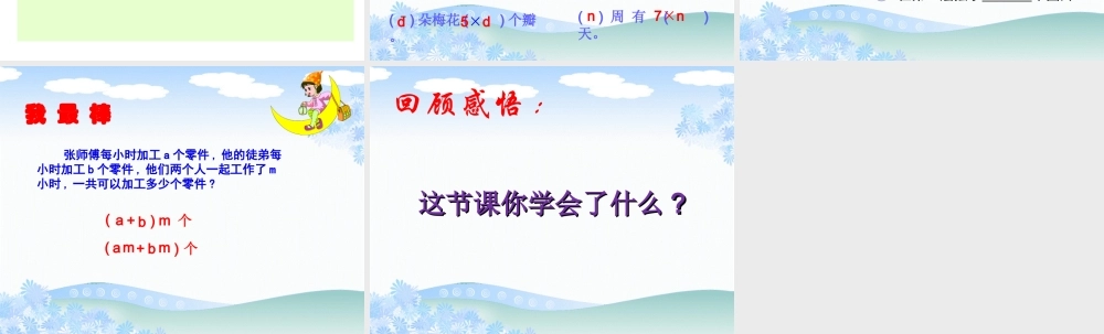 信息窗一(用字母表示数)