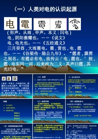 一、电荷库仑定律-(2)