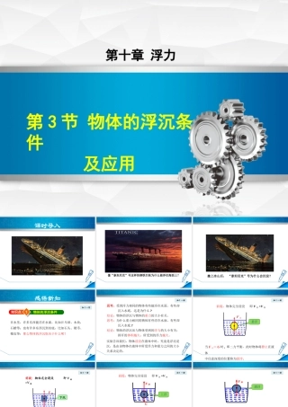 七、物体的浮沉条件