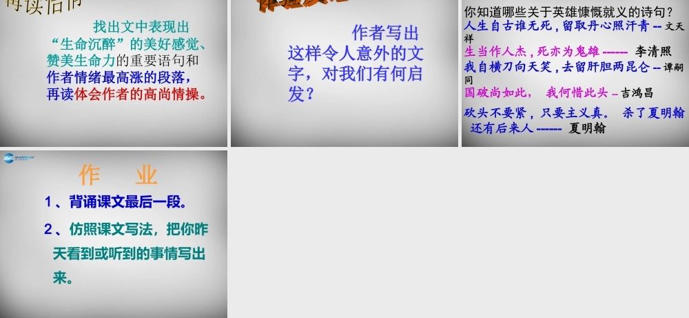 八年级语文下册 5 狱中书简课件 (新版)北师大版 课件