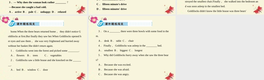 九年级英语全册 Unit 11 Sad movies make me cry Section A(3a 3c)课件 (新版)人教新目标版 课件