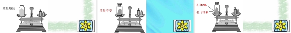 人教版初三化学质量守恒定律课件