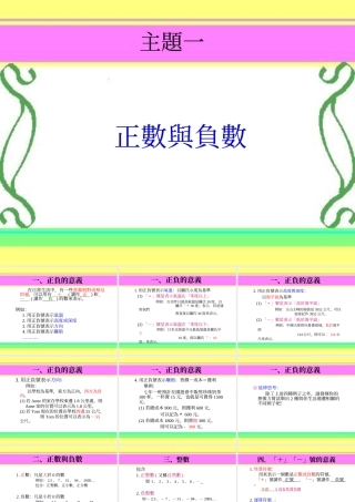 人教版七年级数学上册 正数和负数ppt 课件