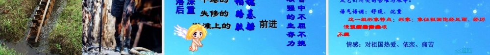九年级语文下册 第一单元第3课(祖国啊，我亲爱的祖国)课件 人教新课标版 课件