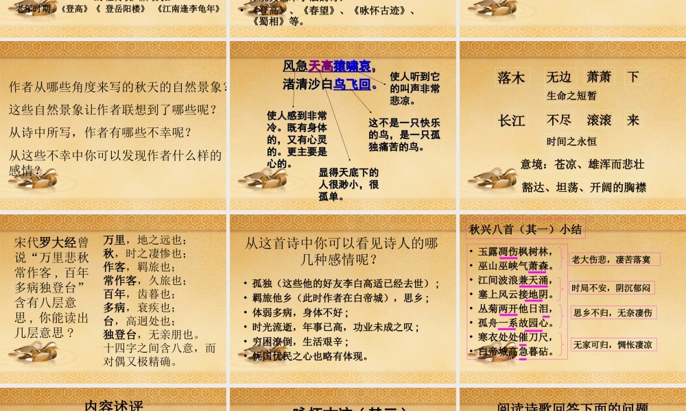 5《杜甫诗三首》