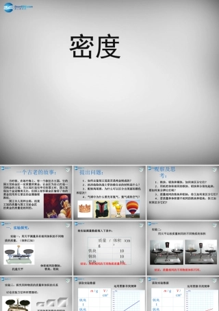 中学八年级物理上册 6.2 密度课件2 (新版)新人教版 课件