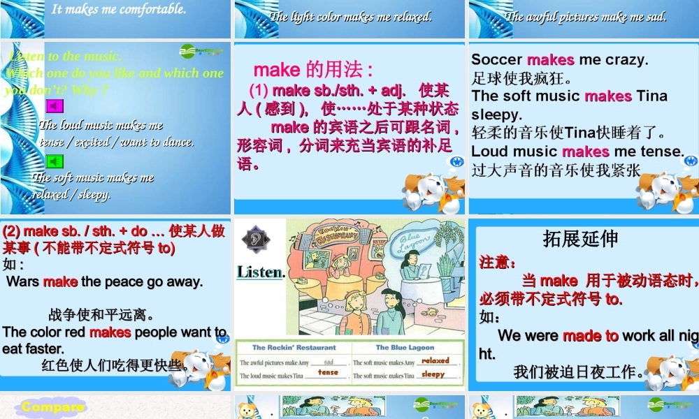 九年级英语unit13Rainy days make me sad Section A 课件