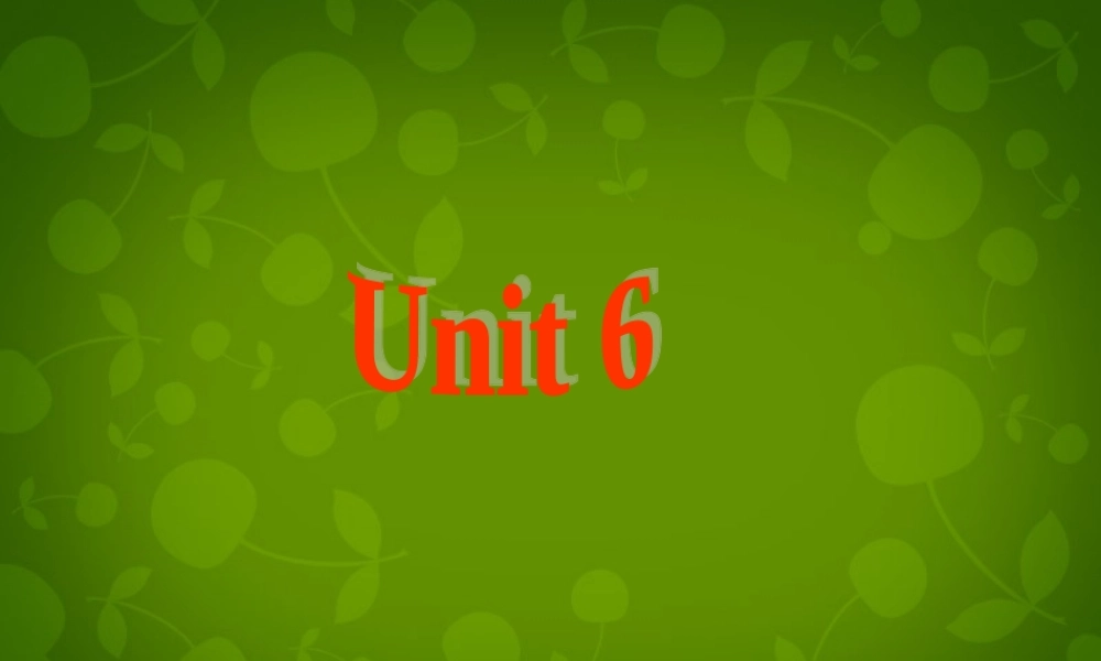 中学七年级英语上册 Unit 6 Do you like bananas Section A课件 (新版)人教新目标版 课件