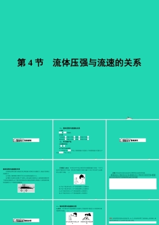 八年级物理下册 9.4 流体压强与流速的关系课件 (新版)新人教版 课件-2