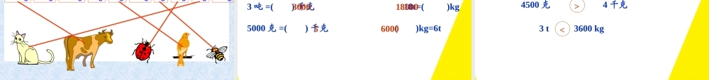 数学三年级上册《千克、克、吨》课件