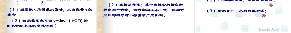 人教版高一数学y=Asinwxb的图象和性质 课件