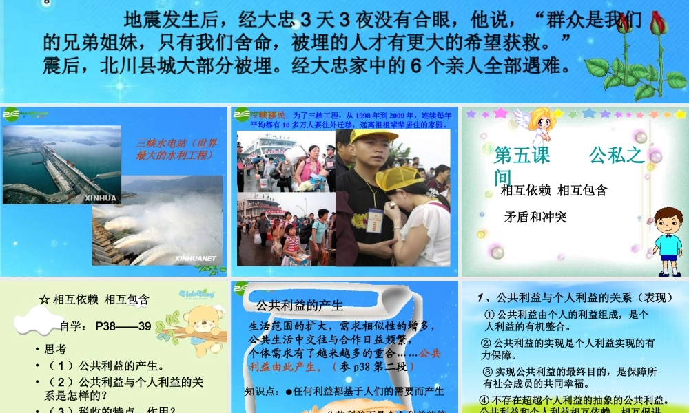 八年级政治下册 第五课政治公私之间课件 教科版 课件