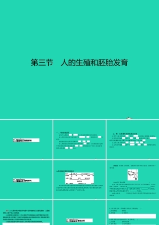 八年级生物下册 6.1.2 动物的生殖和发育(第3课时)课件 (新版)冀教版 课件