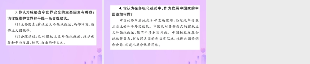 中考历史 中考十大专题破解策略 专题复习(六)世界格局 变幻莫测—近现代国际关系的演变课件