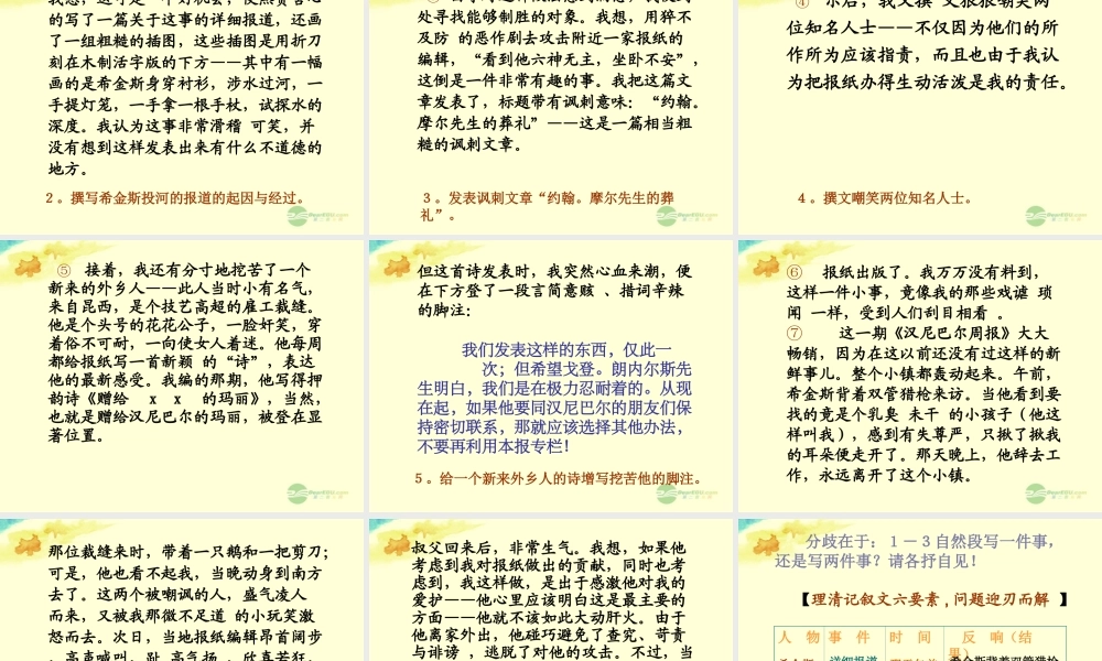 中学七年级语文上册(我的第一次文学尝试)课件 (新版)语文版 课件