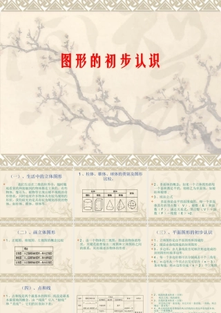 七年级数学第四章图形的初步认识课件华师大版 课件