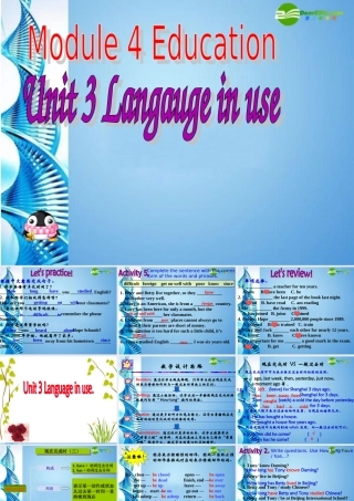 八年级英语上册 Module 4 Education Unit 3 language in use课件 外研版 课件