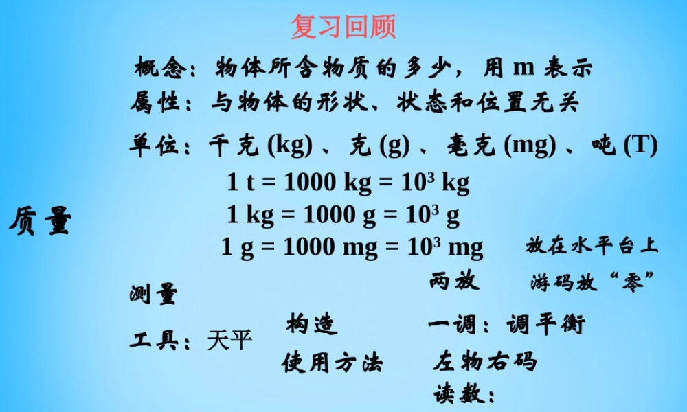 八年级物理上册 6.2 密度课件1 (新版)新人教版 课件