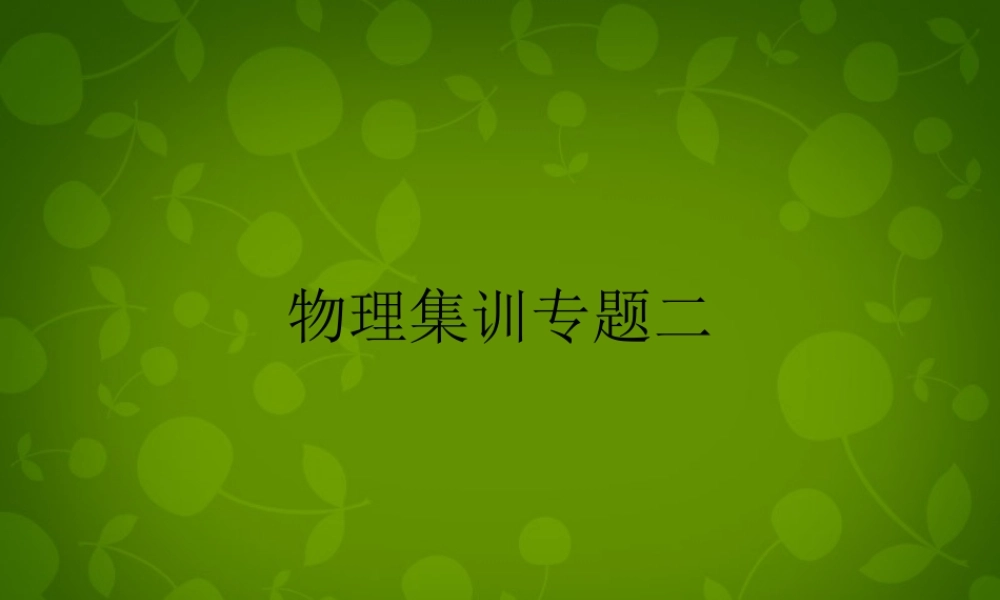 八年级物理上册(集训专题二 实验题)课件 新人教版 课件