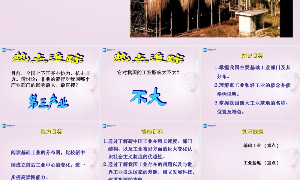 八年级地理上册 4.2 中国的工业课件 (新版)湘教版五四制 课件