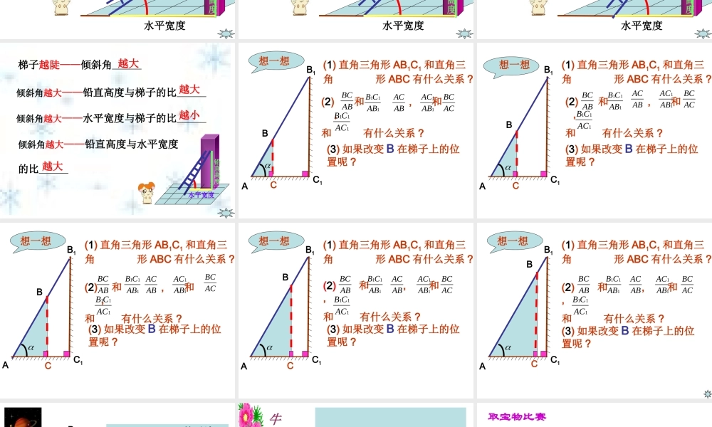 九年级数学锐角三角函数ppt1 课件