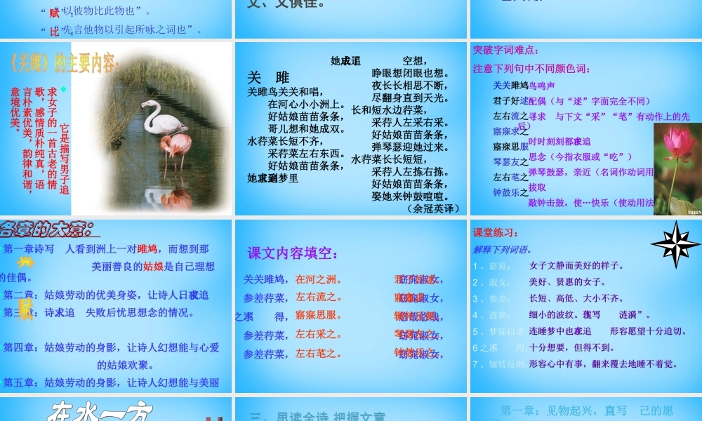 九年级语文下册 24(诗经)两首课件 (新版)新人教版 课件