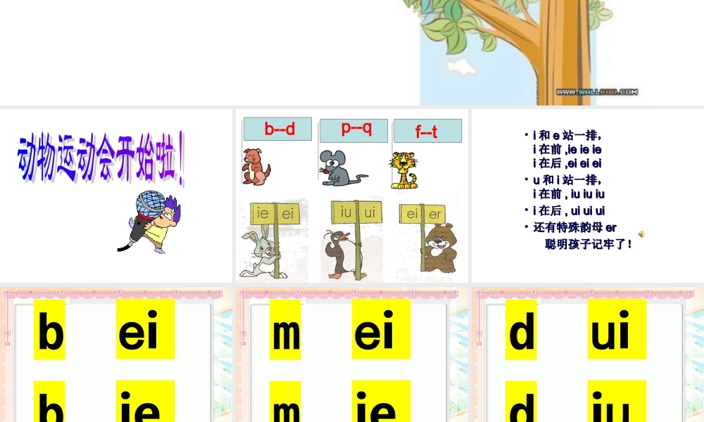 黄梦琪一年级汉语拼音复习三