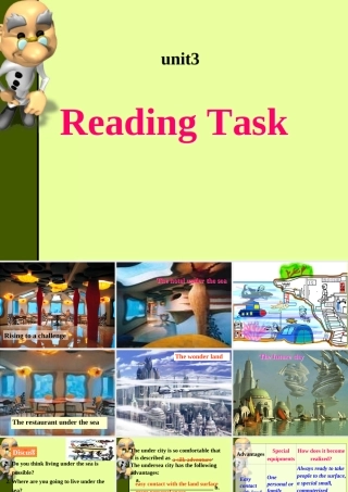 新人教版英语必修5 unit3 reading task in WB 课件 上学期 课件