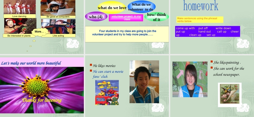 九年级英语 Unit 8 I'll help clean up the city parks 单元 reading 课件人教版新目标 课件