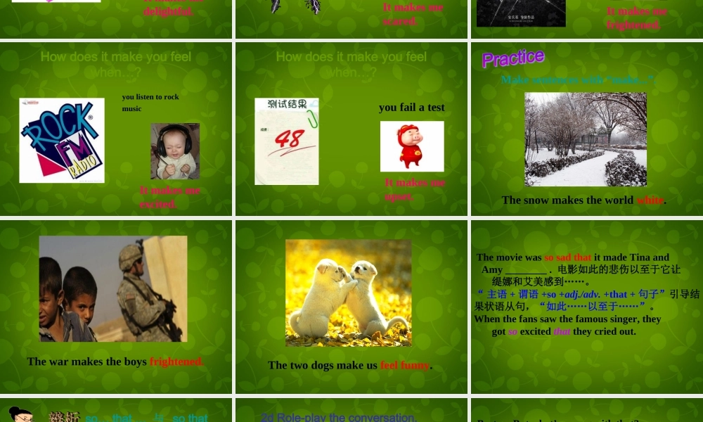 九年级英语全册 Unit 11 Sad movies make me cry Section A(2d)课件 (新版)人教新目标版 课件