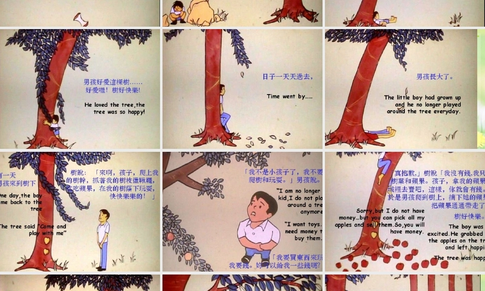 八年级思想品德上册 第一单元(相亲相爱一家人)一棵苹果树的故事课件 人教新课标版 课件