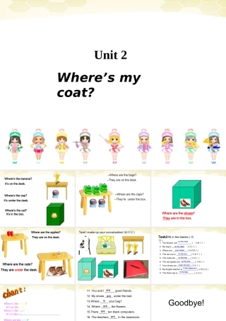 七年级英语上册 Starter Module 3 Unit 2 Where s my coat课件 外研版 课件