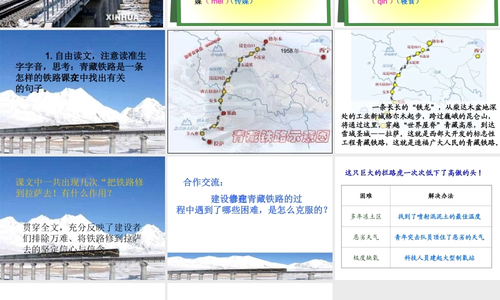 4.把铁路修到拉萨