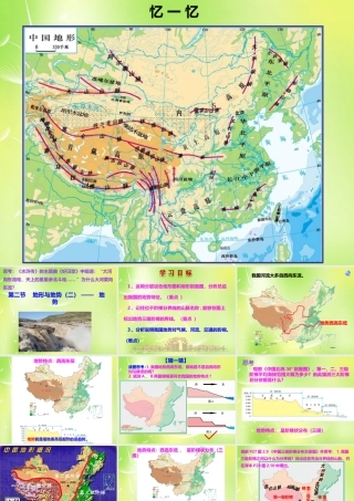 八年级地理上册(2.1 地形和地势)课件2 新人教版 课件