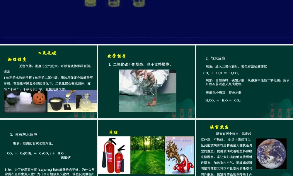 《二氧化碳和一氧化碳》