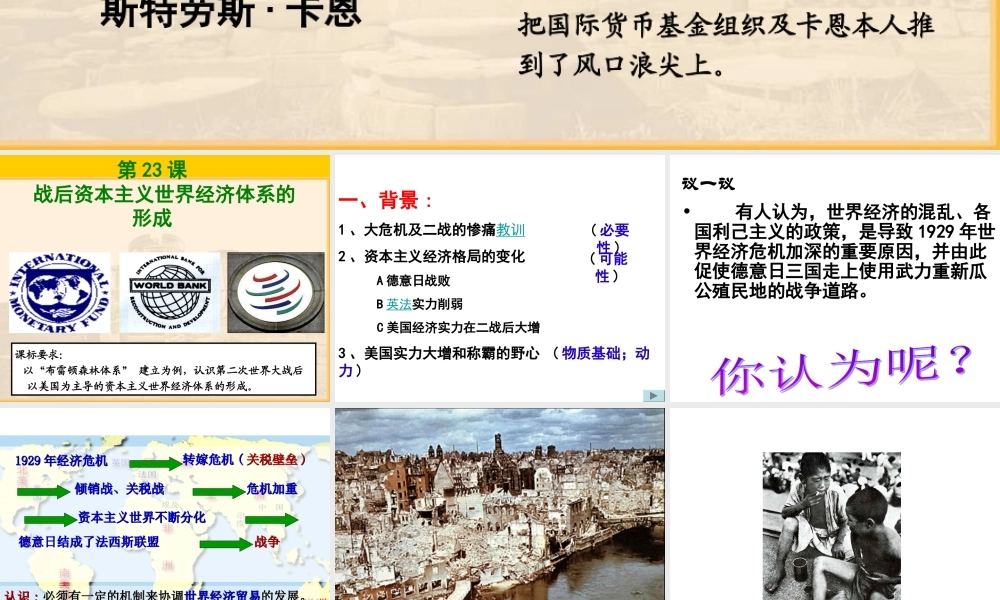 战后资本主义世界经济体系的形成5