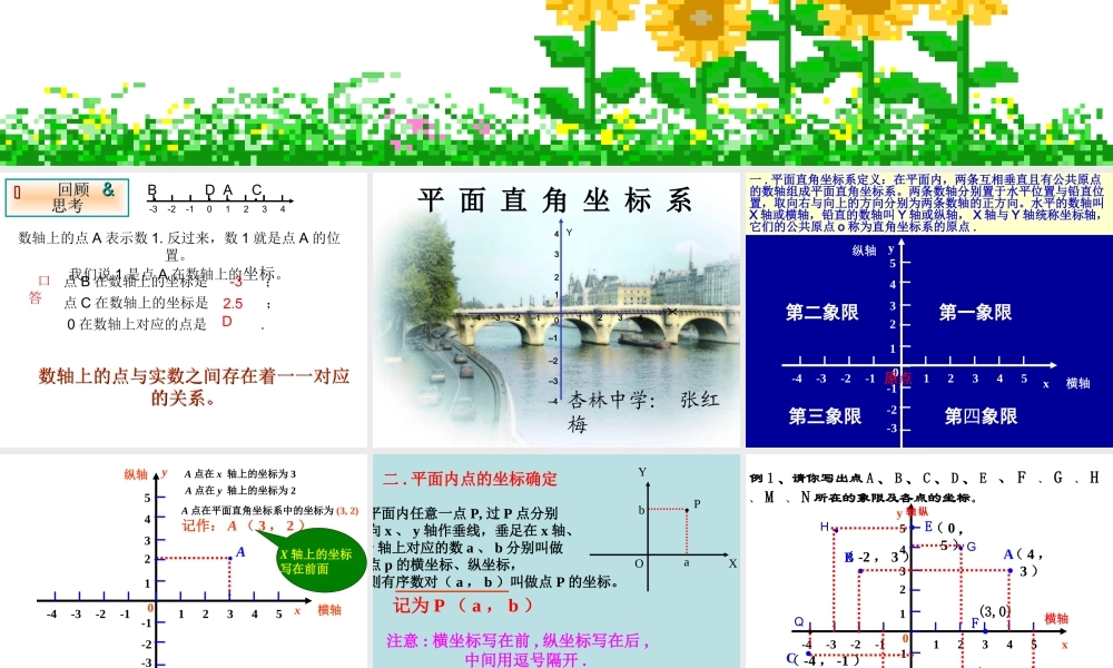 平面直角坐标系3