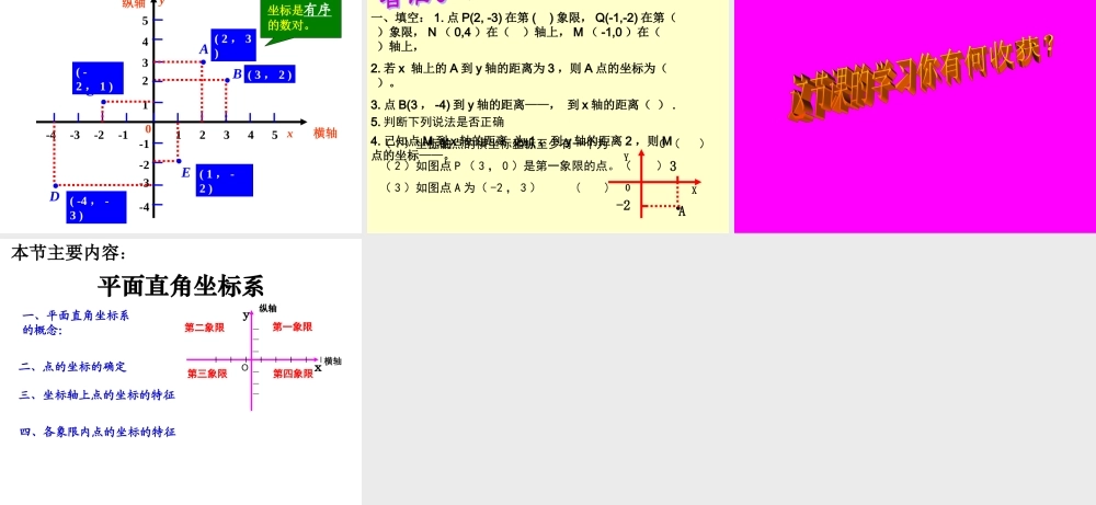 平面直角坐标系3