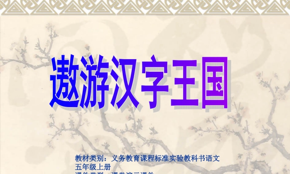 有趣的汉字王国.ppt