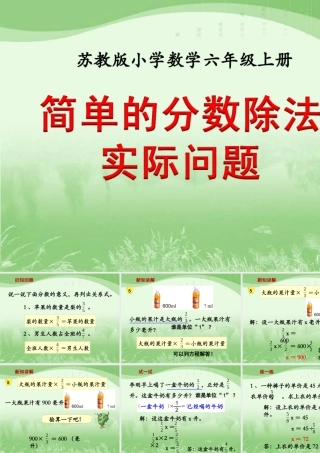 许亚琼简单的分数除法实际问题