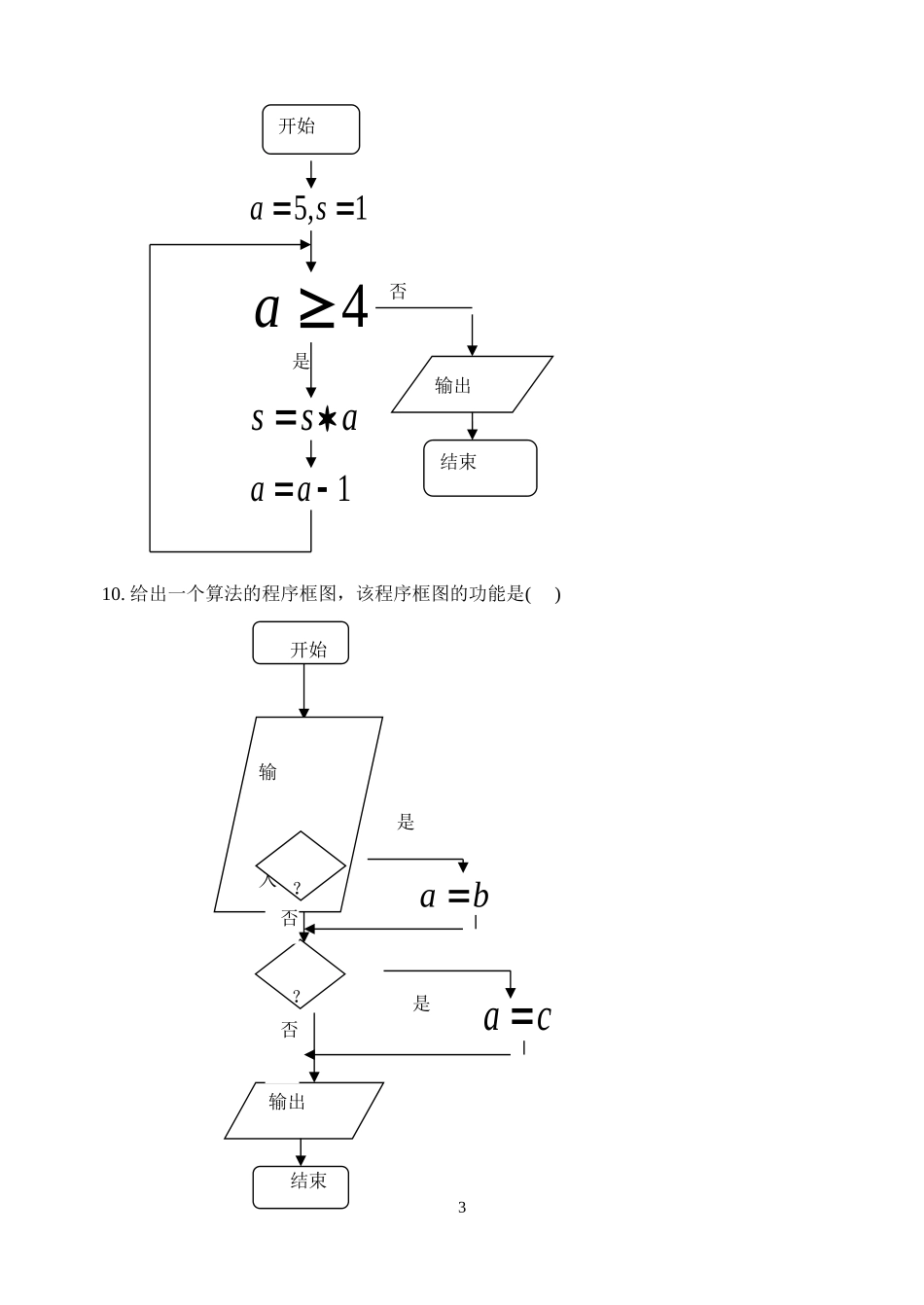 算法-和-程序框图练习_第3页