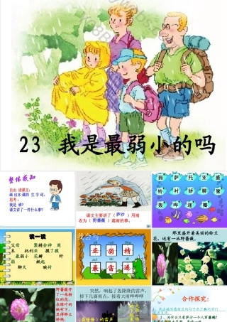 23我是最弱小的吗ppt课件