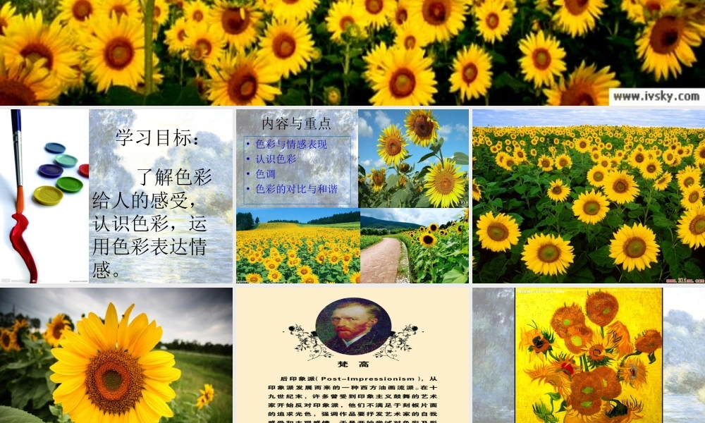我的课件(画家笔下的色彩)