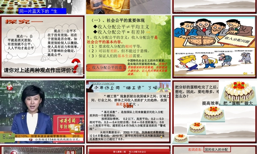 收入分配与公平