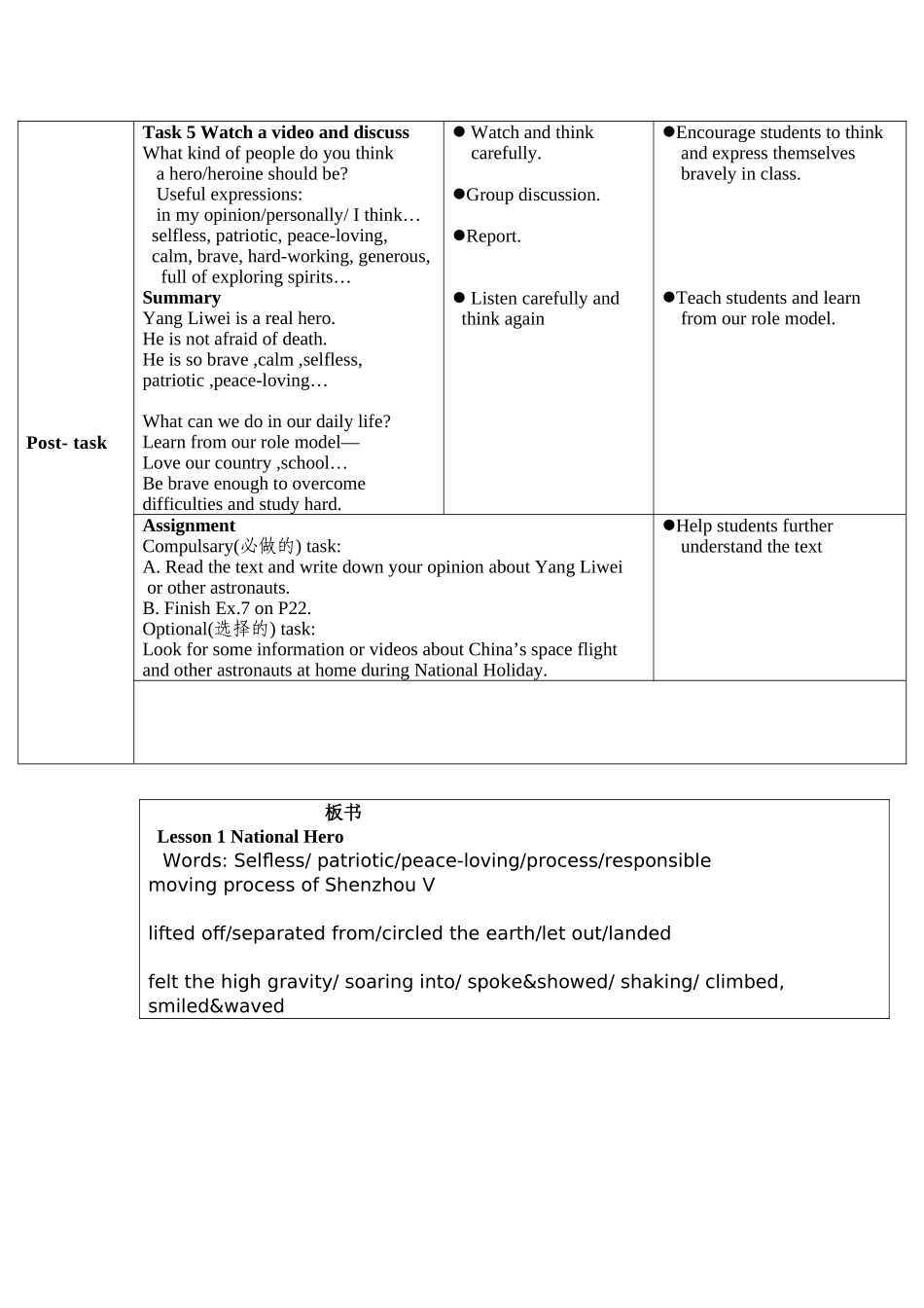 必修一unit2lesson1-modern-heroes-教案_第3页
