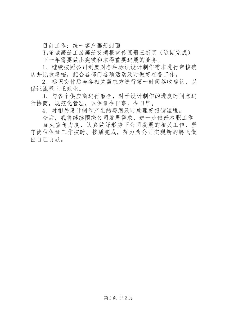 年度工作总结及规划 _第2页