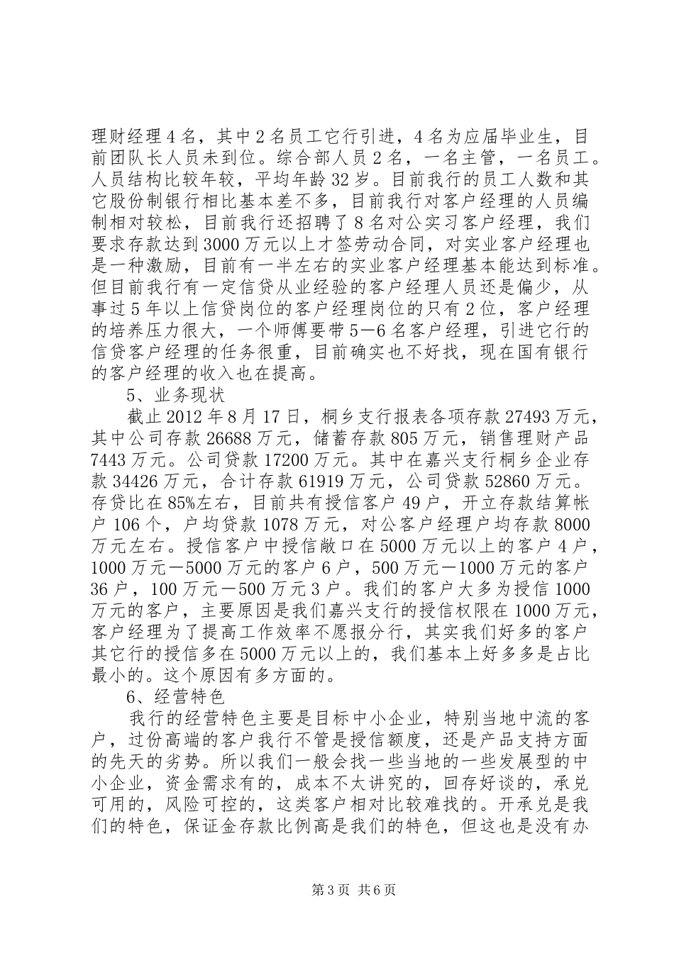 农业银行支行三年发展规划 _第3页