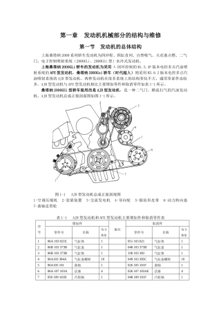 桑塔纳机械系统