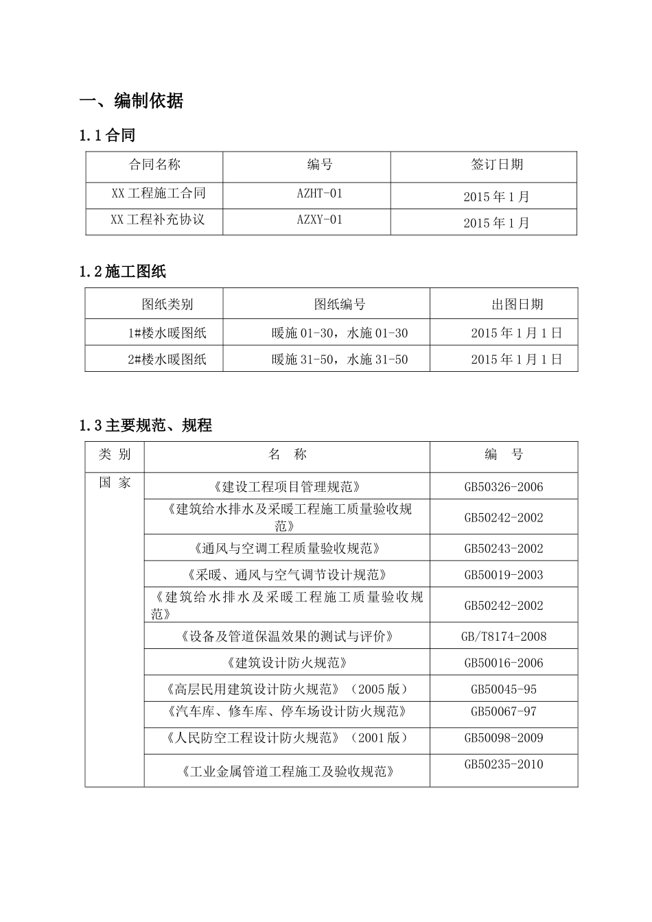 给排水_暖通施工方案（DOC108页）_第2页