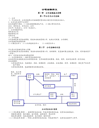 公司金融讲义